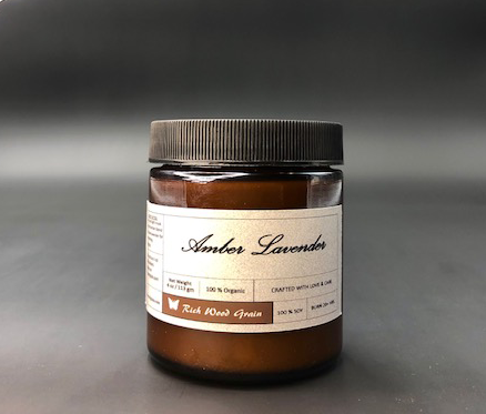 Amber Lavender - Premium Straight Sided Jar