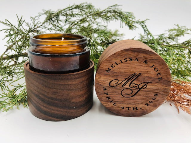 Custom Monogram Candle Holder